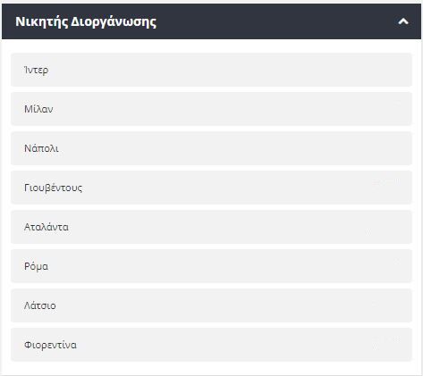 Serie A μακροχρόνια